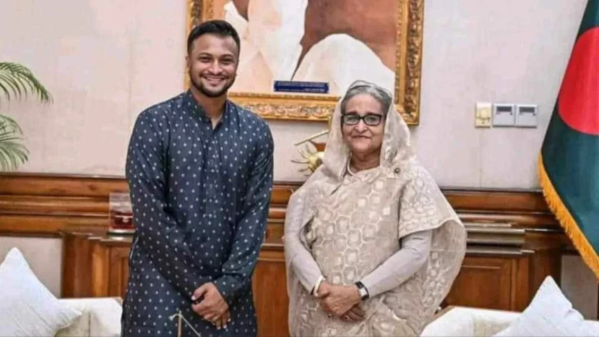 শেখ হাসিনার ভার্চুয়াল সংবাদ সম্মেলনের প্যানেলে থাকছেন...সাকিব আল হাসান